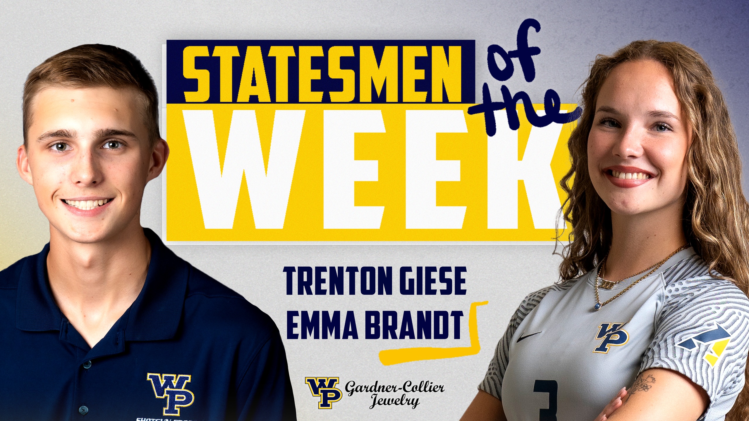 Statesmen of the Week: Trenton Giese and Emma Brandt