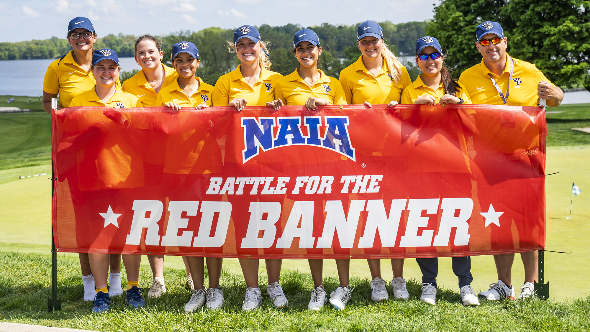 Lange Hits Hole-In-One, Makes Cut to Lead WPU at NAIA Nationals