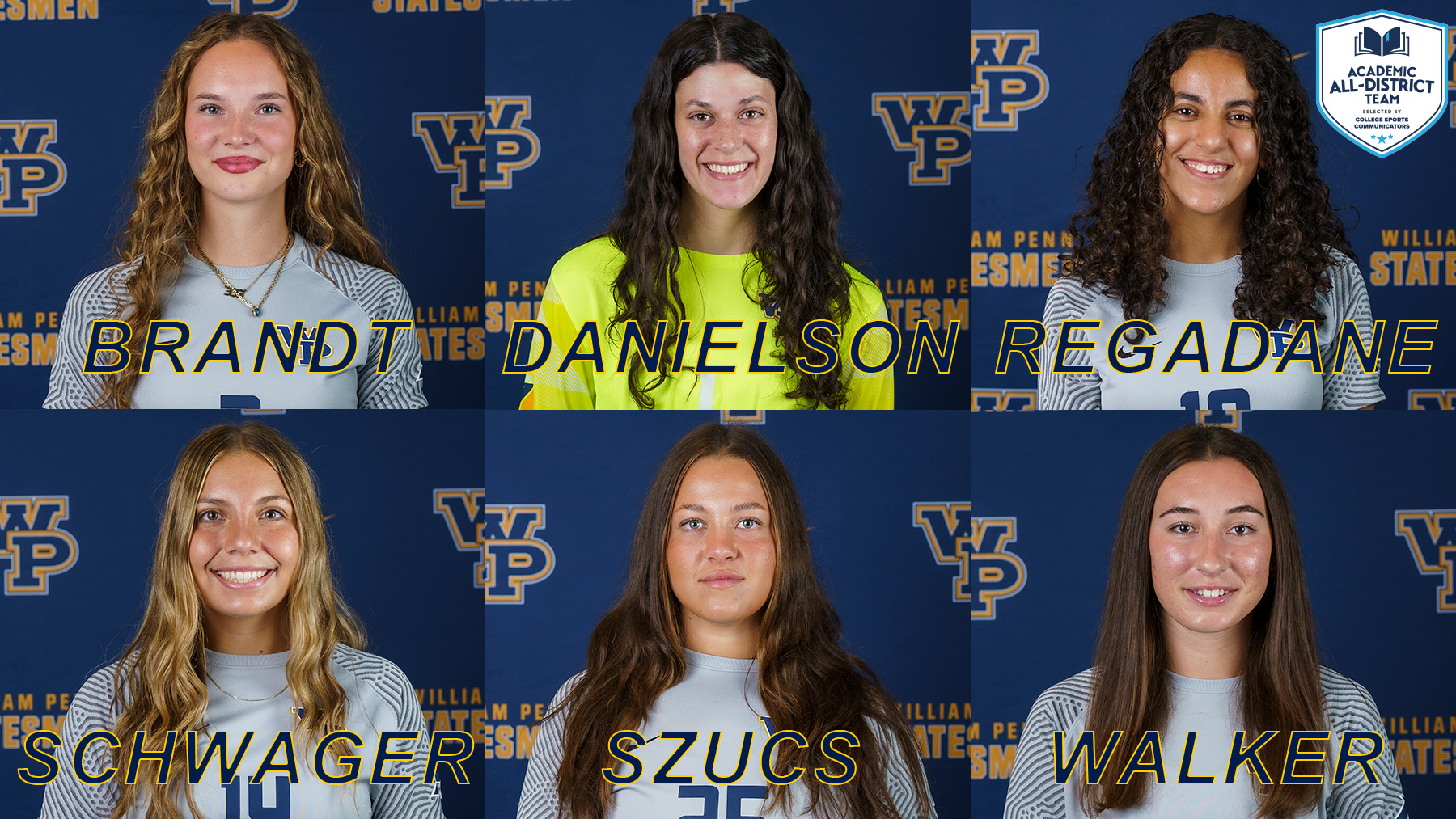 CSC Academic All-District Recognition Awarded to Six Statesmen